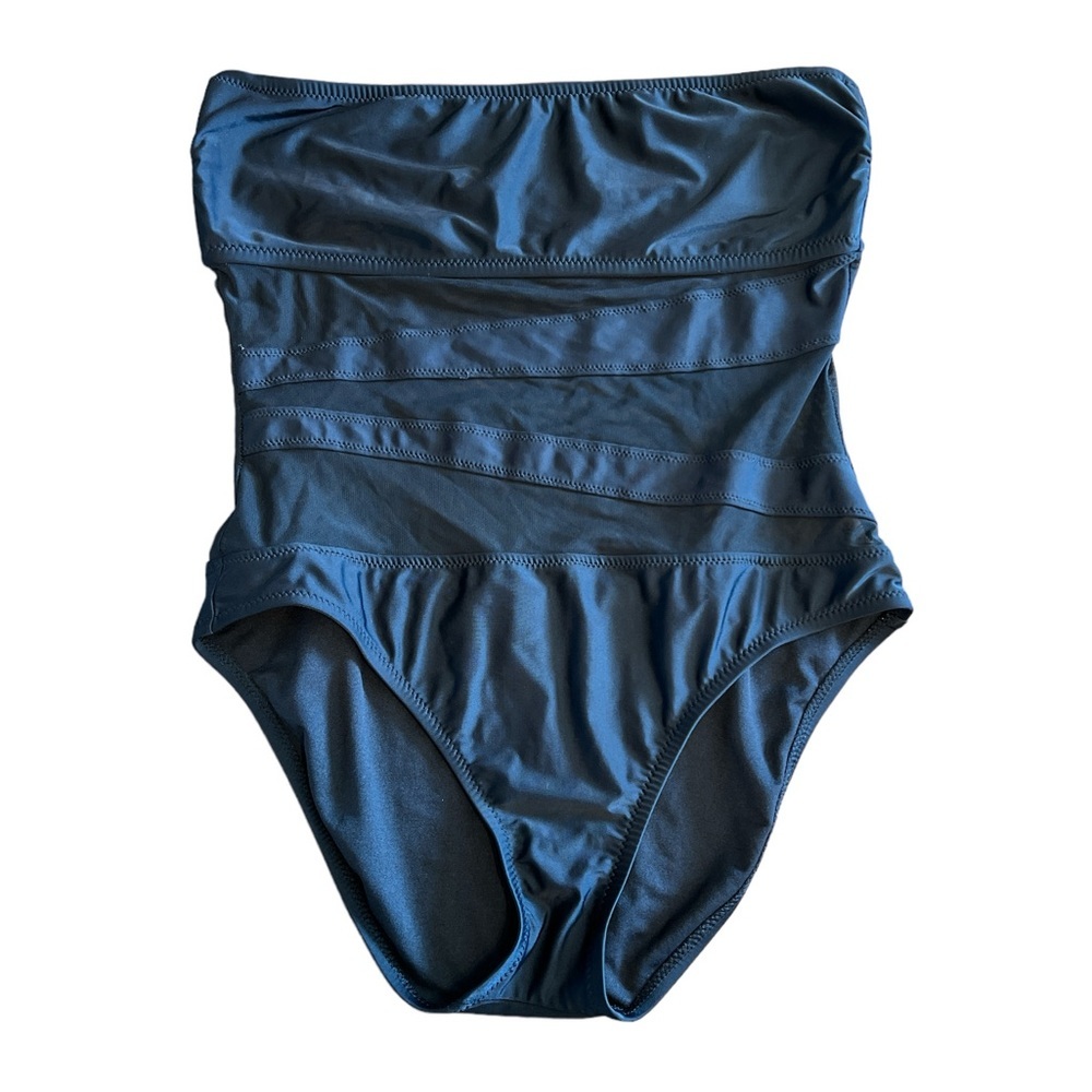 Women’s black one piece swim suit